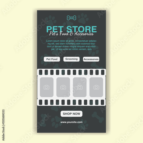 Social Media Template Pet Shop, Pet Grooming And Pet Store