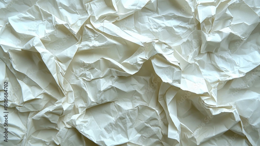 Obraz premium Textured Crumpled Paper Background for Creative Design Projects