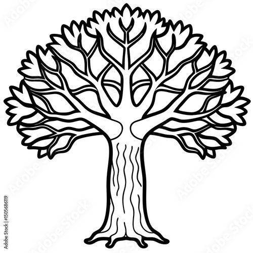 Baobab Soul African Spirit Vector