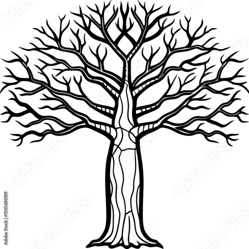 Baobab Soul African Spirit Vector