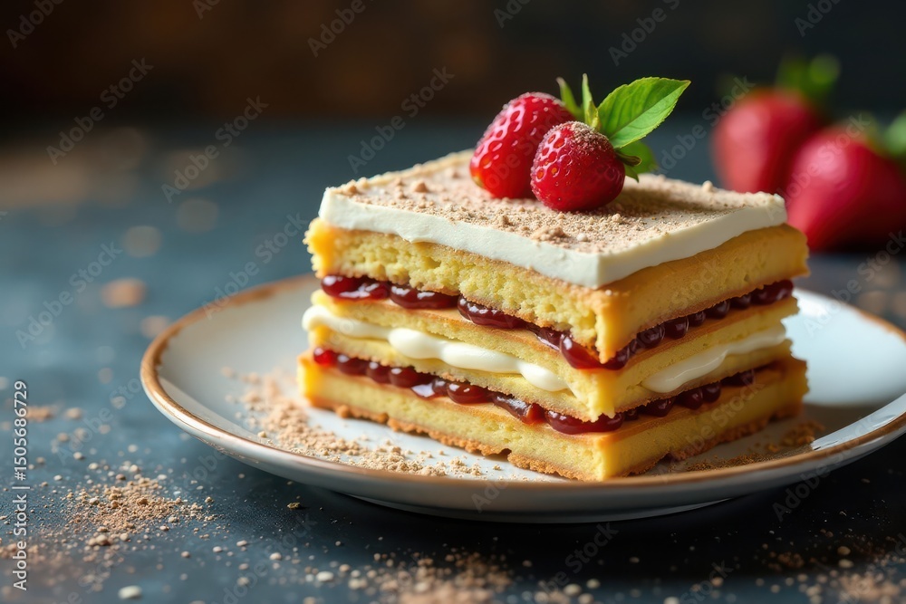 Classic Italian dessert, layers of coffee-soaked ladyfingers and mascarpone cream , cocoa, cuisine Classic Italian dessert, layers of coffee-soaked ladyfingers and mascarpone cream , cocoa, cuisine