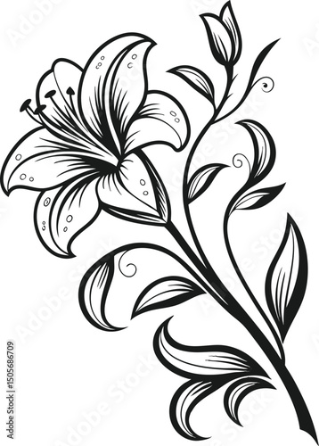 This name clearly reflects the style (vintage, ornate), the content (flowers, leaves, swirls), and the format (pattern/design), making it suitable for easy identification Let me know if you want it sh