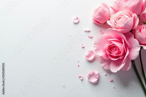 Unblemished white surface; perfect for minimalist designs, modern, texture