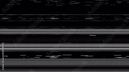 VHS distortion glitch effect overlay with analog static noise and retro tape damage for nostalgic video editing