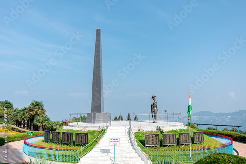 Batasia Loop Garden with War Memorial in Darjeeling