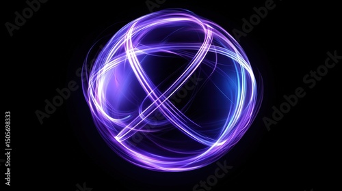 Abstract 3D globe with glowing connection lines, symbolizing global connectivity and digital networks.