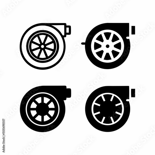 Vector Turbocharger Design Collection.