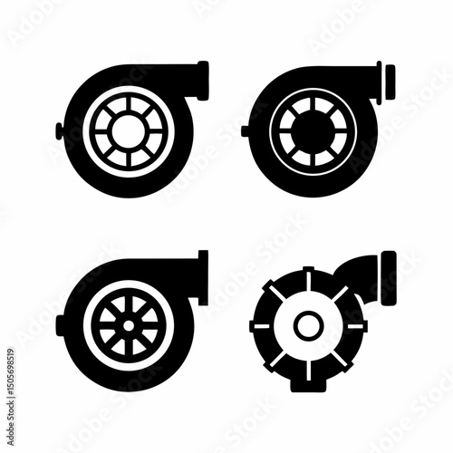 Vector Turbocharger Design Collection.