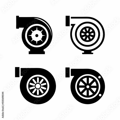 Vector Turbocharger Design Collection.