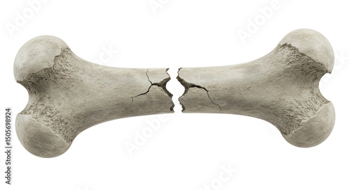 Foto Isolated Broken Bone