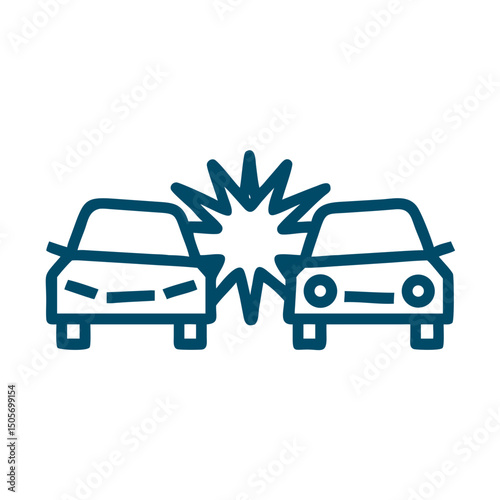 car accident icon