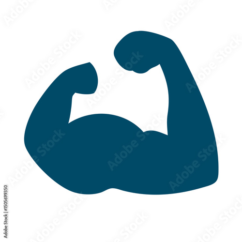 vector illustration of an abstract background with body builder