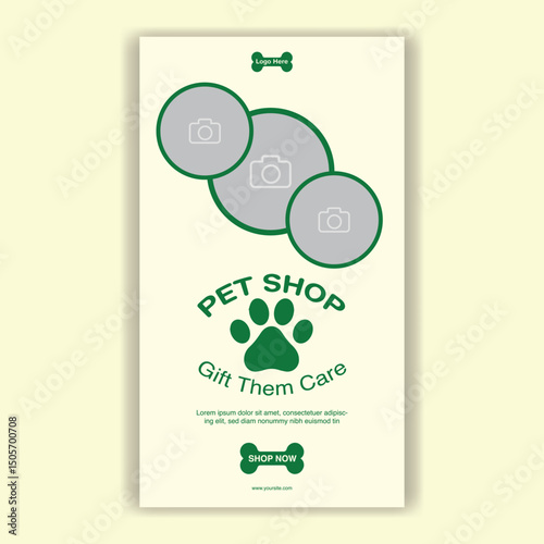Social Media Template Pet Shop, Pet Grooming And Pet Store