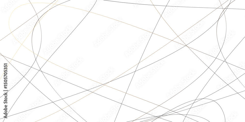 Fototapeta premium Abstract luxury gold geometric random chaotic lines with many squares and triangles shape. Seamless luxury geometric premium luxury banner presentation gold line 