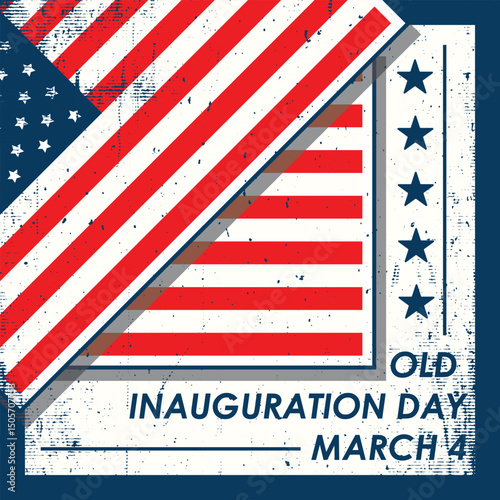 Vector Design Old Inauguration Day – March 4, 2026.