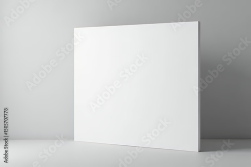Wallpaper Mural Blank-white-canvas-mockup-isolated-studio-shot-minimalist-design Torontodigital.ca