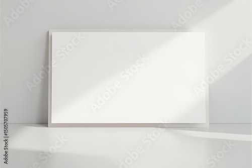 Wallpaper Mural Blank-white-frame-on-wall-minimalist-mockup-for-art-or-poster Torontodigital.ca