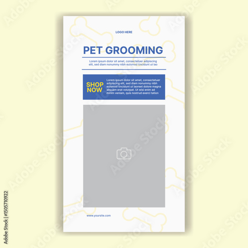 Social Media Template Pet Shop, Pet Grooming And Pet Store