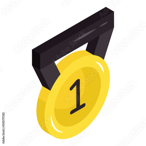 Trendy vector design of medal