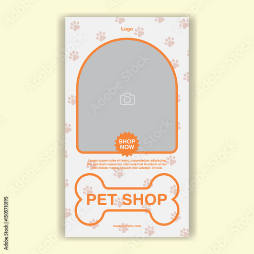 Social Media Template Pet Shop, Pet Grooming And Pet Store