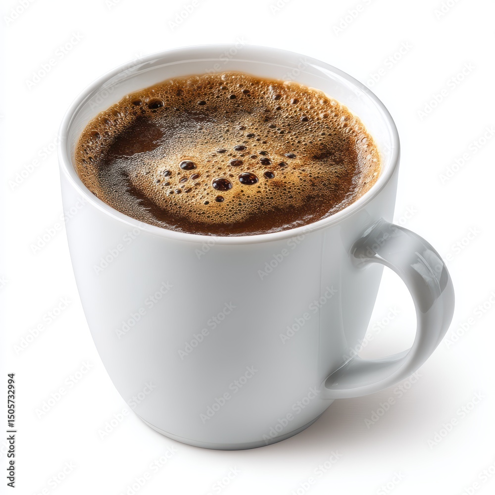 Obraz premium Coffee mug isolated on white --chaos 10