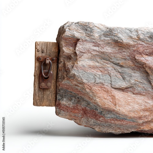 Door stopper isolated on white --chaos 20