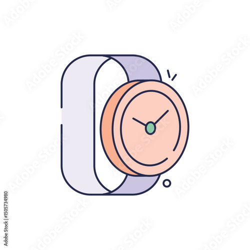 Wristwatch Icon vector