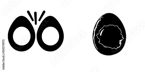 The Fried Egg Icon is a simple yet evocative black and white icon that depicts a perfectly fried egg, ready to be enjoyed for breakfast, brunch, or any time of day