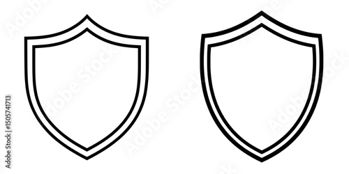 The Shield of Protection features an empty shield with a clean outline, typically representing ideas of security, defense, and protection
