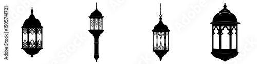 The Mystical Lantern Silhouette embodies elegance, radiating an aura of age-old charm and profound cultural heritage, with its intricate design evoking feelings of warmth, illumination, and