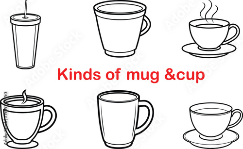 set of mug & cup,kinds of mug & cup