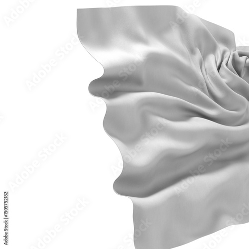 Close up of a white liquid ...