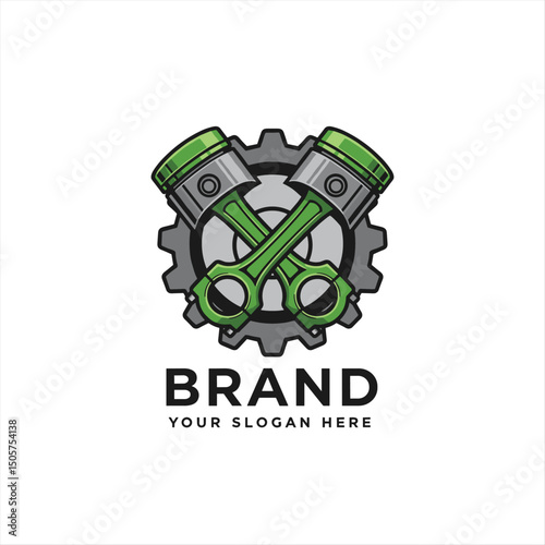 turbo automotive repair logo template
