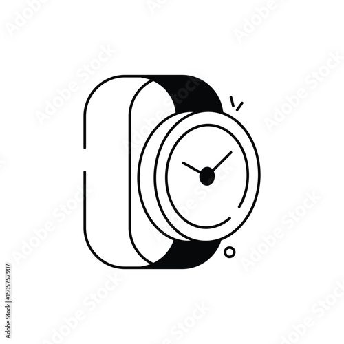 Wristwatch Icon vector