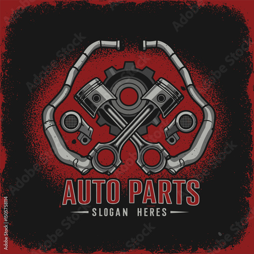 turbo automotive repair logo template