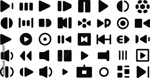 Media Player Button Icon Pack