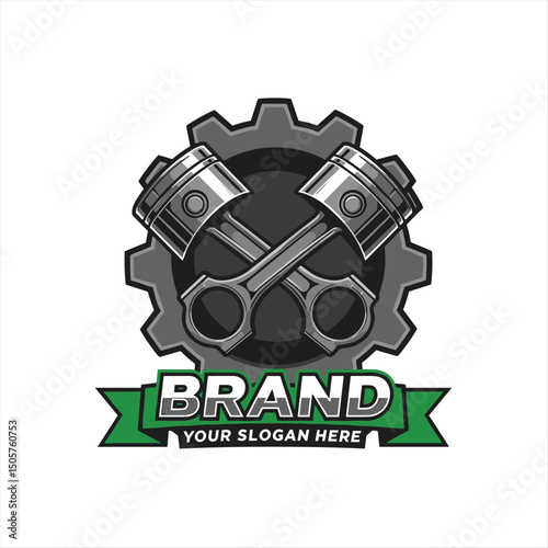turbo automotive repair logo template