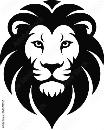  Lion Head Silhouette Logo
