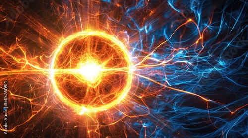 fiery explosion with alpha
