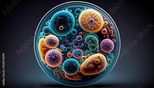 3d rendered illustration of bacteria
