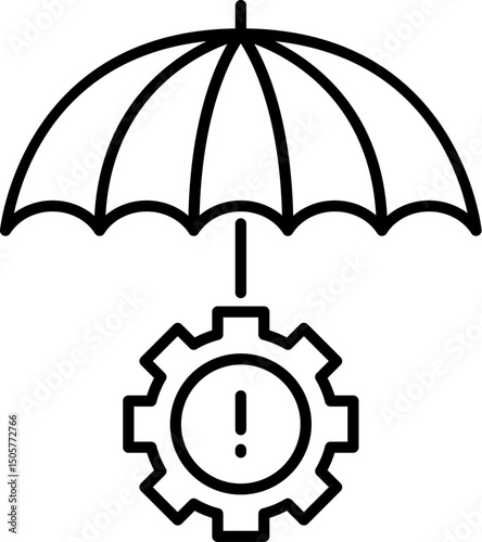 Umbrella, Parasol, Bumbershoot Image for Graphics, Designs, Books, Adverts, Apps