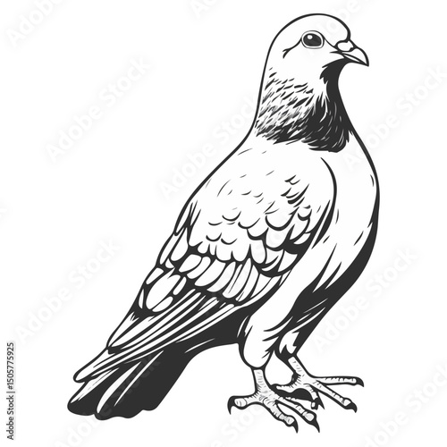 pigeon, animal, vector, transparent background, nature, wildlife, wing, dove, feather, isolated, peace, freedom, beak, symbol, wings, cute