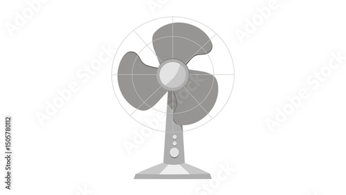 fan isolated on white