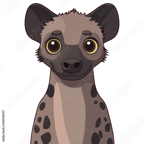 hyena, animal, vector, transparent background, mammal, wildlife, nature, zoo, isolated, canine, predator, breed, safari, wild, symbol