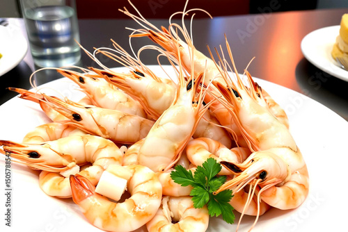 Succulent Shrimp Delight: A Fresh and Flavorful Seafood Platter