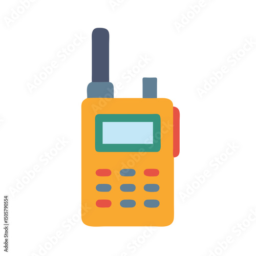 Portable handheld two way radio communication device