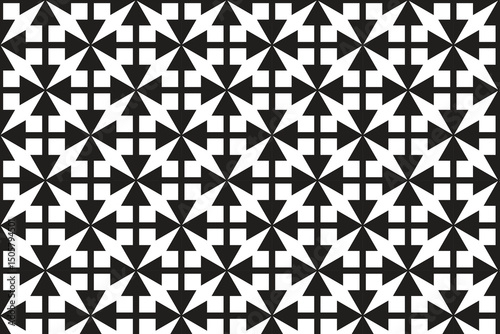 black and white seamless pattern geometric simple shape and abstract backgrounds