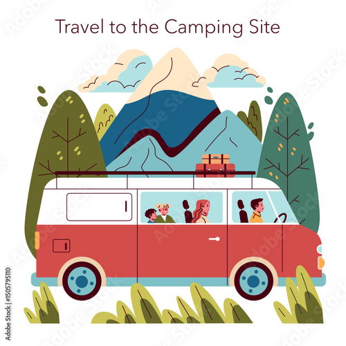 Embark on an exciting journey filled with adventure Road Trip to the picturesque Camping Site