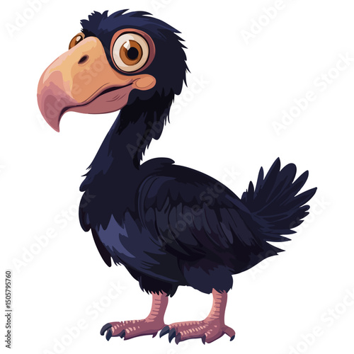 dodo, raphus cucullatus, animal, vector, transparent background, bird, beak, wildlife, feathers, nature, isolated, feather, wild, cute, exotic, colorful