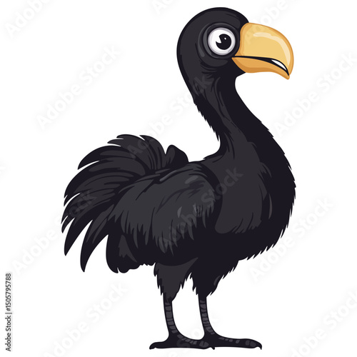 dodo, raphus cucullatus, animal, vector, transparent background, bird, beak, wildlife, feathers, nature, isolated, feather, wild, cute, exotic, colorful